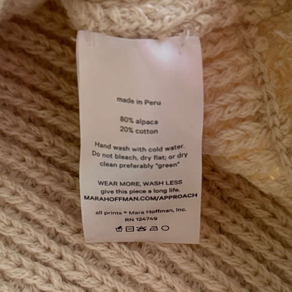 NWT Mara Hoffman Rowan Sweater - Picture 8 of 8